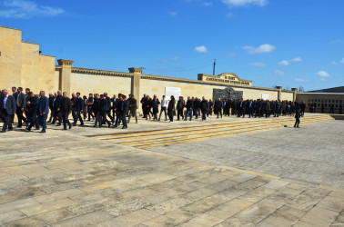 31 Mart- Azərbaycanlıların Soyqırımı Günü ilə əlaqədar Saatlı rayonunda anım tədbiri keçirildi
