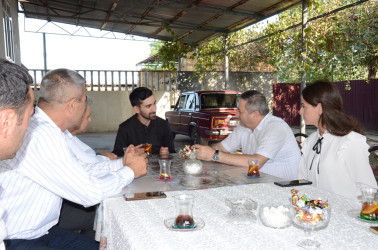 20 Sentyabr – Dövlət Suverenliyi Günü ilə əlaqədar Saatlıda bir qrup antiterror əməliyyatı iştirakçıları və onların ailələri ziyarət olunub