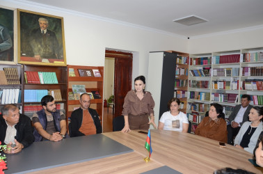 Saatlıda 18 Oktyabr – Müstəqilliyin Bərpası Gününə həsr olunmuş tədbir keçirilib