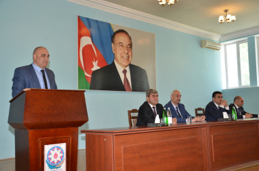 Saatlı rayonunda “Dini radikalizm, xurafat və ekstermizmin qarşısının alınmasında dövlət orqanlarının və vətəndaş cəmiyyətinin rolu” mövzusunda tədbir keçirilmişdir