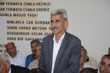 Saatlı rayonu Əbil kəndində səyyar qəbul keçirildi