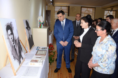 Saatlı rayonunda Ulu Öndər Heydər Əliyevin anadan olmasının 102 illiyi ilə bağlı sərgi təşkil olunub.