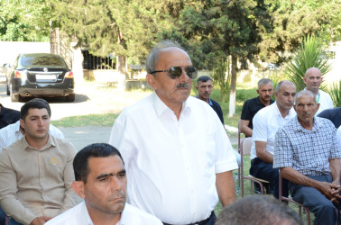 Saatlı Rayon İcra Hakimiyyəti başçısının növbəti səyyar görüş-qəbulu Genişkənd kəndində keçirilmişdir