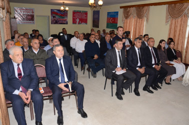 Saatlı rayonu Məzrəli kəndində səyyar qəbul keçirildi