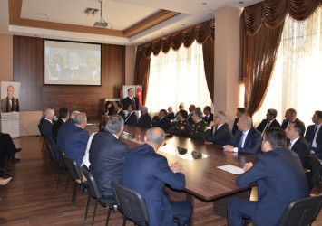 Saatlı rayonunda Ulu Öndər Heydər Əliyevin anadan olmasının 103 illiyi münasibətilə tədbir keçirildi