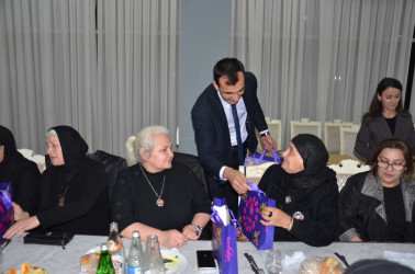 Saatlı rayonunda 8 Mart – Beynəlxalq Qadınlar Günü ərəfəsində şəhid anaları üçün iftar süfrəsi təşkil olunub