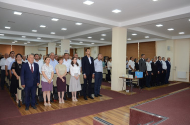 Saatlı rayonunda “Qərbi Azərbaycan İrsi” kitabının təqdimat mərasimi keçirildi