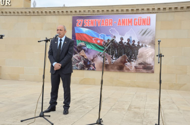 27 Sentyabr - Anım Günü ilə bağlı Saatlı rayonunda “Qarabağ Azərbaycandır!” adlı ümumrayon tədbiri keçirildi