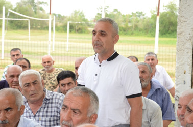 Saatlı rayonu Mustafabəyli kəndində səyyar qəbul keçirildi