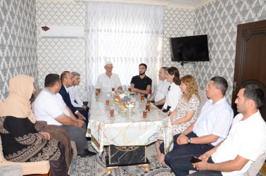 20 Sentyabr – Dövlət Suverenliyi Günü ilə əlaqədar Saatlıda bir qrup antiterror əməliyyatı iştirakçıları və onların ailələri ziyarət olunub