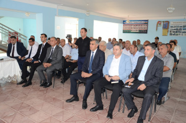 Saatlı rayonu Naharlı kəndində səyyar qəbul keçirildi
