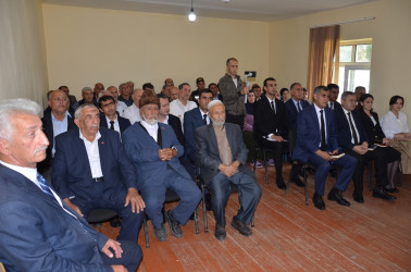 Saatlı rayon Sımada kəndində səyyar qəbul-görüş keçirildi