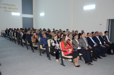 Saatlı rayonunda “Qohum nikahlar və erkən evliliklə bağlı qanunvericilikdə edilmiş dəyişikliklər” mövzusunda tədbir keçirilib
