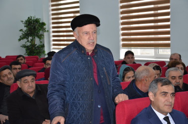 Saatlı Rayon İcra Hakimiyyəti başçısının növbəti səyyar görüş-qəbulu Qaracalar kəndində keçirilmişdir