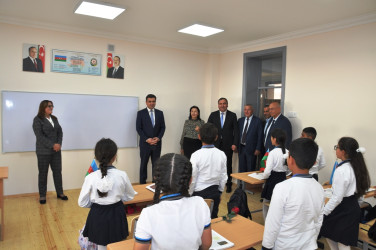 Saatlı rayonunun Azadkənd kənd tam orta məktəbinin açılış mərasimi keçirildi