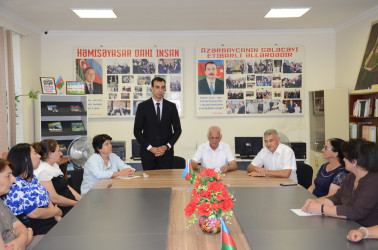 Saatlıda “Ana dilimiz-milli kimliyimiz, tərəqqi mənbəyimiz” mövzusunda tədbir keçirilib