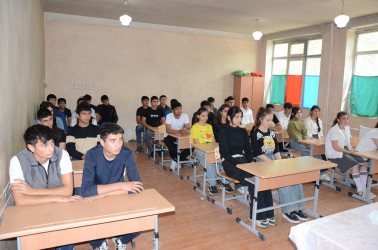 Saatlı rayonunda “Erkən nikah” və “Narkomaniyaya qarşı mübarizə”  mövzularında tədbir keçririlb