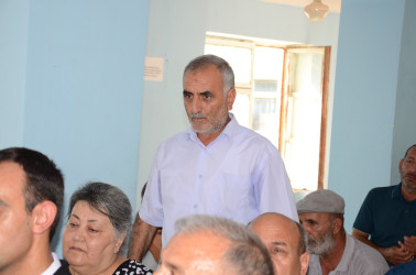 Saatlı rayonu Naharlı kəndində səyyar qəbul keçirildi