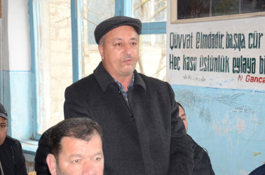 Saatlı Rayon İcra Hakimiyyəti başçısının növbəti səyyar görüş-qəbulu Gomuşçu kəndində keçirilmişdir