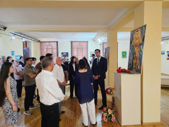 Saatlı Dövlət Rəsm Qalereyasında “Sülh aylığı” çərçivəsində əl işlərindən ibarət sərgi keçirilib