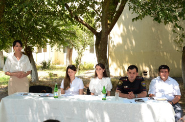 Saatlı rayonunda “Narkomaniya", "Dini radikalizm", "Erkən nikah və qohum nikahlarla bağlı qanunvericilikdə gözlənilən dəyişikliklər”  mövzusunda tədbir keçirildi