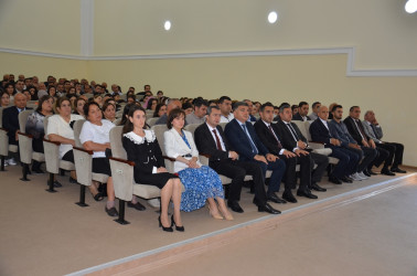 Saatlı rayonunda Ulu Öndər Heydər Əliyevin anadan olmasının 102 illiyinə həsr olunmuş tədbir keçirildi