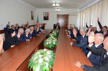 Saatlı Rayon Ağsaqqallar Şurasının hesabat konfransı keçirilib