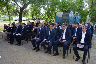 Saatlı rayon Bəylik kəndində səyyar qəbul-görüş keçirildi