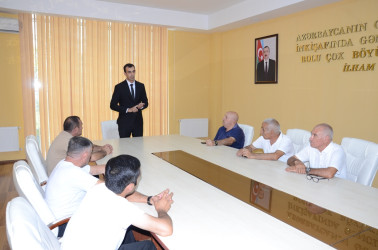 Saatlı rayonunda “Cəzaçəkmə müəssisələrindən azad edilmiş şəxslərin hüquqları, sosial adaptasiyası və reinteqrasiyası, onların işlə təmini ilə bağlı birgə fəaliyyətin təşkili, peşə təhsili üzrə mövcud imkanlar, bu sahədə maarifləndirmənin əhəmiyyəti” mövzusunda tədbir keçirildi
