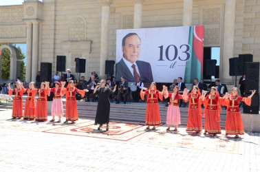 Ulu Öndər Heydər Əliyevin anadan olmasının 103 illiyi münasibətilə tədbir keçirildi