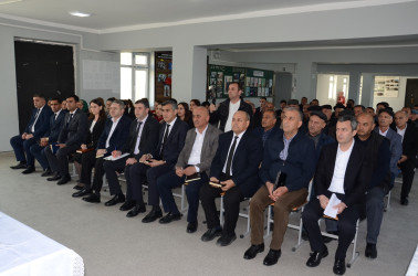Saatlı rayon Nərimanov kəndində səyyar qəbul-görüş keçirildi