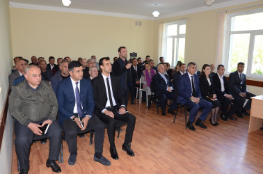 Saatlı Rayon İcra Hakimiyyəti başçısının növbəti səyyar görüş-qəbulu Yeni Novruzlu kəndində keçirilmişdir