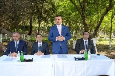 Saatlı rayon Bəylik kəndində səyyar qəbul-görüş keçirildi
