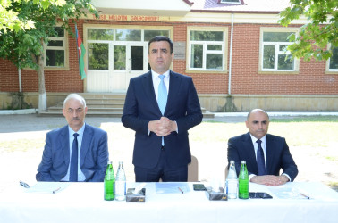 Saatlı Rayon İcra Hakimiyyəti başçısının növbəti səyyar görüş-qəbulu Genişkənd kəndində keçirilmişdir