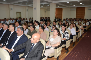 Saatlı rayonunda Yeni Azərbaycan Partiyası Saatlı rayon təşkilatının X konfransı keçirilib