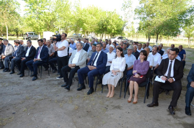 Saatlı Rayon İcra Hakimiyyəti başçısının növbəti səyyar görüş-qəbulu Gomuşçu kəndində keçirilmişdir