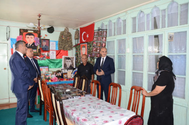 27 Sentyabr – Anım Günü ilə əlaqədar şəhid ailələri ziyarət olunub