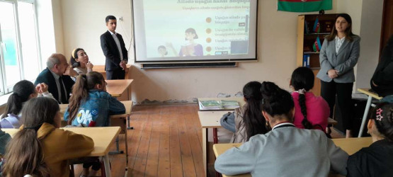 Saatlı şəhər 2 saylı tam orta məktəbdə “Uşaq hüquqları aylığı” çərçivəsində “Mənim hüquqlarım” adlı tədbir keçirildi