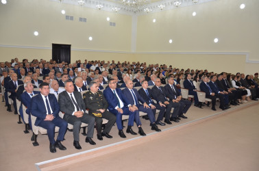 Saatlıda Yeni Azərbaycan Partiyasının VIII Qurultayına həsr olunmuş tədbir keçirilib
