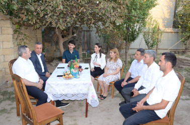 20 Sentyabr – Dövlət Suverenliyi Günü ilə əlaqədar Saatlıda bir qrup antiterror əməliyyatı iştirakçıları və onların ailələri ziyarət olunub