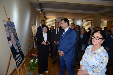 Saatlı rayonunda Ulu Öndər Heydər Əliyevin anadan olmasının 102 illiyi ilə bağlı sərgi təşkil olunub.