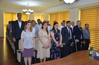 Saatlı rayonunda “Konstitusiya və Suverenlik İli” çərçivəsində  “Ordumuz Qürurumuzdur” mövzusunda tədbir keçirilib