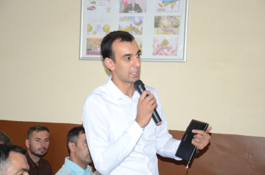 Saatlı rayonunun Nəsimikənd kəndində fermerlərlə maarifləndirici görüş keçirilib