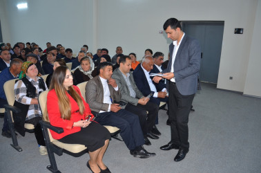 Saatlı rayonunda “Qohum nikahlar və erkən evliliklə bağlı qanunvericilikdə edilmiş dəyişikliklər” mövzusunda tədbir keçirilib