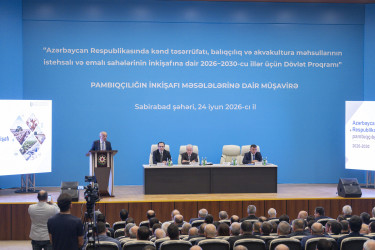 Sabirabad rayonunda pambıqçılığın inkişafına həsr olunmuş müşavirə keçirilib