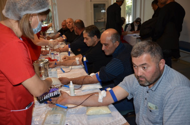 Saatlı rayonunda növbəti qanvermə aksiyası təşkil olunub