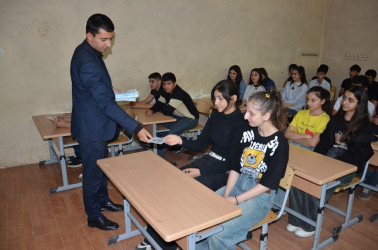 Saatlı rayonunda “Erkən nikah” və “Narkomaniyaya qarşı mübarizə”  mövzularında tədbir keçririlb