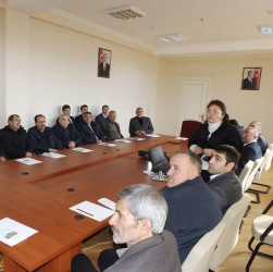 Saatlı rayonunda barama istehsalçıları, tədarükçülər və emal müəssisələri arasında "Kooperasiyanın dəstəklənməsi" mövzusunda tədbir keçirilmişdir
