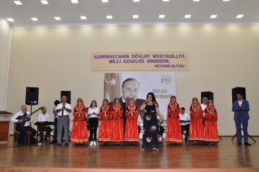 “Heydər Əliyev İli” çərçivəsində 15 İyun - Milli Qurtuluş Gününə həsr olunmuş bayram konserti keçirildi