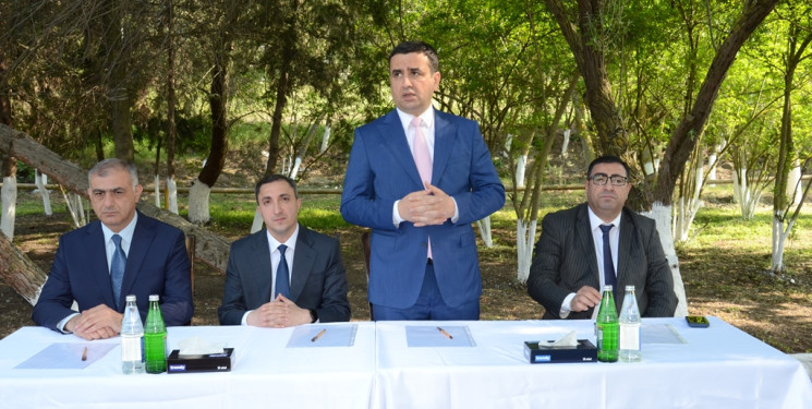 Saatlı rayon Bəylik kəndində səyyar qəbul-görüş keçirildi